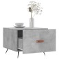 vidaXL Mesa de centro 2 uds madera ingeniería gris hormigón 50x50x40cm vidaXL Mesa de centro 2 uds madera ingeniería gris hormigón 50x50x40cm