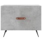 vidaXL Mesa de centro 2 uds madera ingeniería gris hormigón 50x50x40cm vidaXL Mesa de centro 2 uds madera ingeniería gris hormigón 50x50x40cm