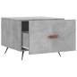 vidaXL Mesa de centro 2 uds madera ingeniería gris hormigón 50x50x40cm vidaXL Mesa de centro 2 uds madera ingeniería gris hormigón 50x50x40cm