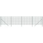 vidaXL Cerca de alambre de acero galvanizado verde 1,4x10 m vidaXL Cerca de alambre de acero galvanizado verde 1,4x10 m