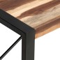 vidaXL Mesa de centro de madera maciza acabado de sheesham 120x60x40cm