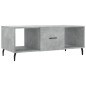 vidaXL Mesa de centro madera contrachapada gris hormigón 102x50x40 cm vidaXL Mesa de centro madera contrachapada gris hormigón 102x50x40 cm