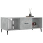 vidaXL Mesa de centro madera contrachapada gris hormigón 102x50x40 cm vidaXL Mesa de centro madera contrachapada gris hormigón 102x50x40 cm