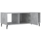 vidaXL Mesa de centro madera contrachapada gris hormigón 102x50x40 cm vidaXL Mesa de centro madera contrachapada gris hormigón 102x50x40 cm