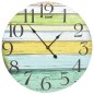 vidaXL Reloj de pared de MDF multicolor 60 cm vidaXL Reloj de pared de MDF multicolor 60 cm