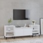 vidaXL Mueble para TV madera contrachapada blanco 160x35x55 cm vidaXL Mueble para TV madera contrachapada blanco 160x35x55 cm