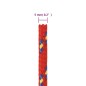 vidaXL Cuerda de barco polipropileno rojo 5 mm 25 m vidaXL Cuerda de barco polipropileno rojo 5 mm 25 m