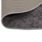 vidaXL Alfombra lavable antideslizante gris φ120 cm vidaXL Alfombra lavable antideslizante gris φ120 cm