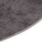vidaXL Alfombra lavable antideslizante gris φ120 cm vidaXL Alfombra lavable antideslizante gris φ120 cm