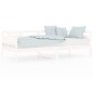 vidaXL Sofá cama madera maciza de pino blanco 90x200 cm vidaXL Sofá cama madera maciza de pino blanco 90x200 cm