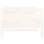 vidaXL Sofá cama madera maciza de pino blanco 90x200 cm vidaXL Sofá cama madera maciza de pino blanco 90x200 cm