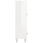 vidaXL Aparador alto madera de ingeniería blanco brillo 69,5x31x115 cm vidaXL Aparador alto madera de ingeniería blanco brillo 69,5x31x115 cm