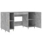 vidaXL Escritorio madera de ingeniería gris hormigón 140x50x75 cm vidaXL Escritorio madera de ingeniería gris hormigón 140x50x75 cm