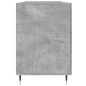 vidaXL Escritorio madera de ingeniería gris hormigón 140x50x75 cm vidaXL Escritorio madera de ingeniería gris hormigón 140x50x75 cm