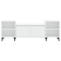 vidaXL Mueble para TV madera contrachapada blanco 160x35x55 cm vidaXL Mueble para TV madera contrachapada blanco 160x35x55 cm