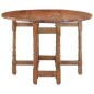 vidaXL Mesa de comedor redonda de madera maciza de mango 110x76 cm vidaXL Mesa de comedor redonda de madera maciza de mango 110x76 cm