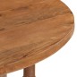 vidaXL Mesa de comedor redonda de madera maciza de mango 110x76 cm vidaXL Mesa de comedor redonda de madera maciza de mango 110x76 cm
