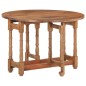 vidaXL Mesa de comedor redonda de madera maciza de mango 110x76 cm vidaXL Mesa de comedor redonda de madera maciza de mango 110x76 cm