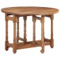vidaXL Mesa de comedor redonda de madera maciza de mango 110x76 cm vidaXL Mesa de comedor redonda de madera maciza de mango 110x76 cm