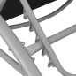 vidaXL Tumbonas con sombrilla aluminio negro vidaXL Tumbonas con sombrilla aluminio negro