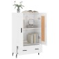 vidaXL Aparador alto madera de ingeniería blanco brillo 69,5x31x115 cm vidaXL Aparador alto madera de ingeniería blanco brillo 69,5x31x115 cm