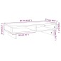 vidaXL Soporte para monitor madera maciza de pino negro 60x27x14 cm vidaXL Soporte para monitor madera maciza de pino negro 60x27x14 cm