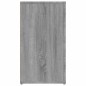 vidaXL Aparador de madera contrachapada gris Sonoma 100x33x59,5 cm
