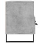 vidaXL Mueble de TV madera de ingeniería gris hormigón 102x36x50 cm