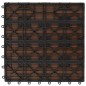 vidaXL Baldosas de porche de WPC 30x30 cm 2 m² marrón 22 unidades vidaXL Baldosas de porche de WPC 30x30 cm 2 m² marrón 22 unidades