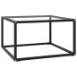 vidaXL Mesa de centro negra con vidrio templado 60x60x35 cm vidaXL Mesa de centro negra con vidrio templado 60x60x35 cm
