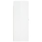 vidaXL Armario de pared blanco brillante 69,5x34x90 cm