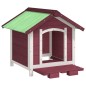 vidaXL Caseta para perros madera maciza de pino moca 65x65x61,5 cm vidaXL Caseta para perros madera maciza de pino moca 65x65x61,5 cm