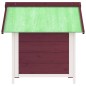 vidaXL Caseta para perros madera maciza de pino moca 65x65x61,5 cm vidaXL Caseta para perros madera maciza de pino moca 65x65x61,5 cm
