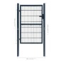 vidaXL Puerta de valla de acero gris antracita 106x248 cm vidaXL Puerta de valla de acero gris antracita 106x248 cm