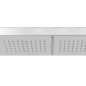 vidaXL Ducha de exterior de acero inoxidable chorro doble