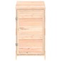 vidaXL Cobertizo de jardín madera de abeto maciza 55x52x112 cm vidaXL Cobertizo de jardín madera de abeto maciza 55x52x112 cm