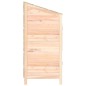 vidaXL Cobertizo de jardín madera de abeto maciza 55x52x112 cm vidaXL Cobertizo de jardín madera de abeto maciza 55x52x112 cm