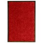 vidaXL Felpudo lavable rojo 40x60 cm vidaXL Felpudo lavable rojo 40x60 cm