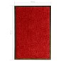 vidaXL Felpudo lavable rojo 40x60 cm vidaXL Felpudo lavable rojo 40x60 cm