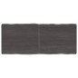 vidaXL Tablero mesa madera tratada borde vivo marrón 120x50x(2-6) cm vidaXL Tablero mesa madera tratada borde vivo marrón 120x50x(2-6) cm