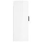 vidaXL Armario de pared madera ingeniería blanco brillo 69,5x34x90 cm vidaXL Armario de pared madera ingeniería blanco brillo 69,5x34x90 cm