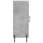 vidaXL Aparador de madera contrachapada gris hormigón 34,5x34x90 cm vidaXL Aparador de madera contrachapada gris hormigón 34,5x34x90 cm