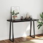 vidaXL Tablero mesa madera tratada borde vivo marrón 120x60x(2-6) cm