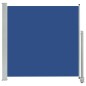 vidaXL Toldo lateral retráctil de jardín azul 160x300 cm vidaXL Toldo lateral retráctil de jardín azul 160x300 cm