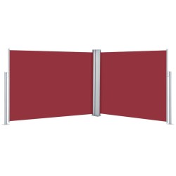 vidaXL Toldo lateral retráctil rojo 140x1000 cm 