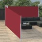 vidaXL Toldo lateral retráctil rojo 140x1000 cm vidaXL Toldo lateral retráctil rojo 140x1000 cm