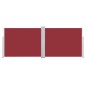 vidaXL Toldo lateral retráctil rojo 140x1000 cm vidaXL Toldo lateral retráctil rojo 140x1000 cm