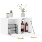 vidaXL Armario pared madera contrachapada blanco brillo 60x36,5x35 cm vidaXL Armario pared madera contrachapada blanco brillo 60x36,5x35 cm