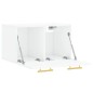 vidaXL Armario pared madera contrachapada blanco brillo 60x36,5x35 cm vidaXL Armario pared madera contrachapada blanco brillo 60x36,5x35 cm