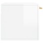 vidaXL Armario pared madera contrachapada blanco brillo 60x36,5x35 cm vidaXL Armario pared madera contrachapada blanco brillo 60x36,5x35 cm